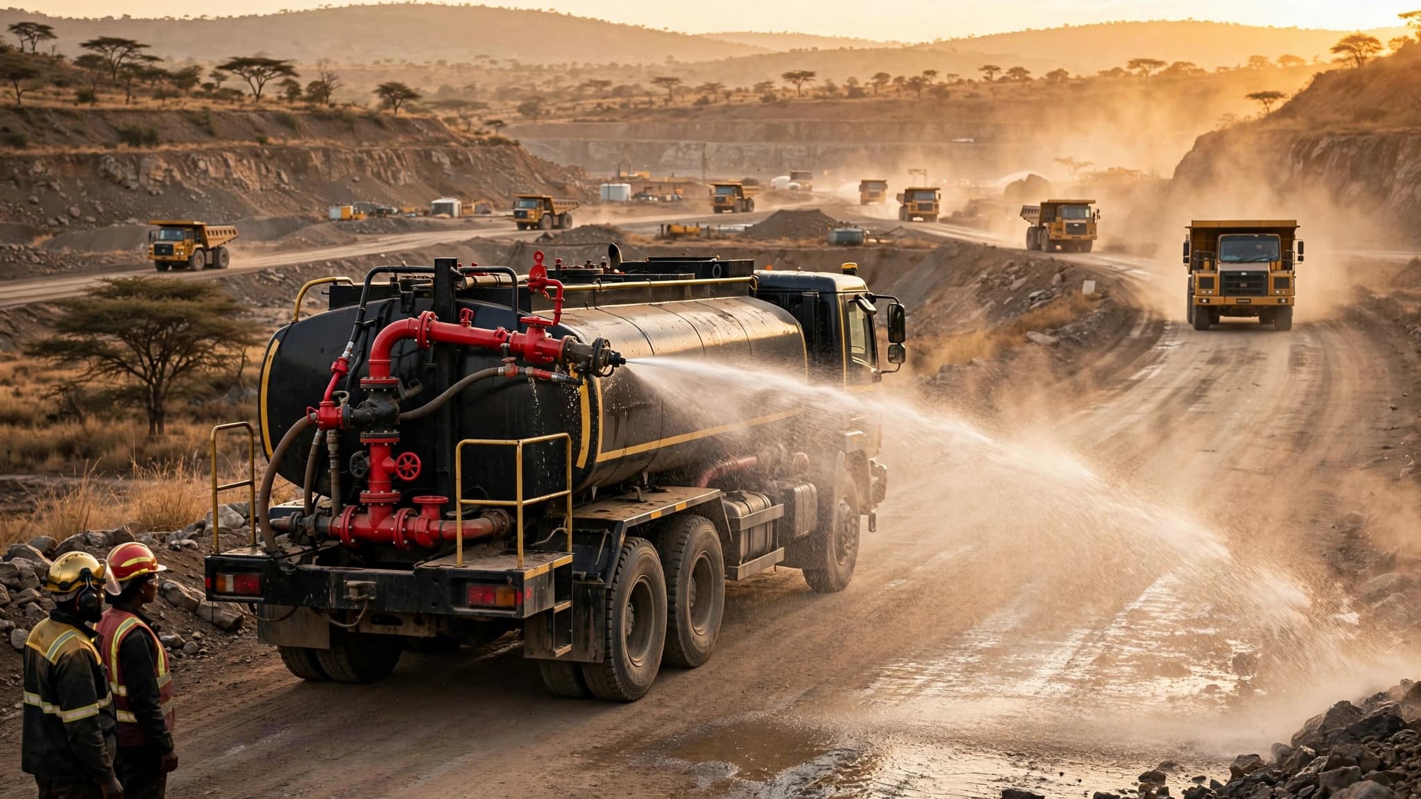 Dust Control for Mines